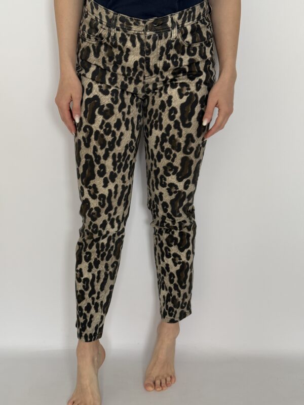 Jeans dama animal print bumbac