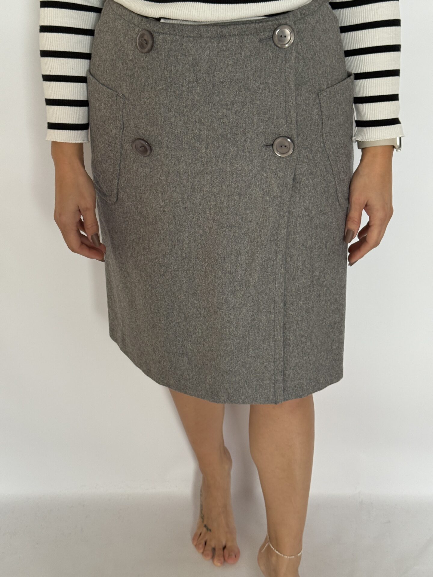 Fustă Max Mara, din amestec de lână